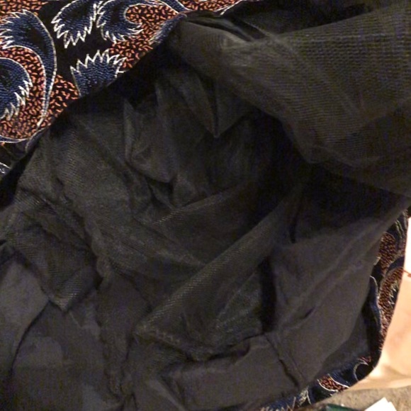 SOLD Vintage Jessica McClintock peacock dress - Picture 7 of 8